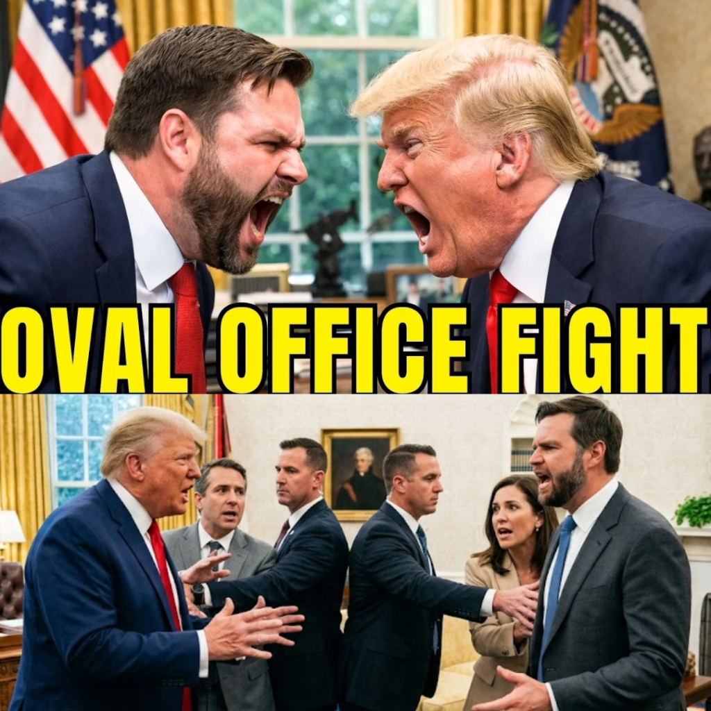 JD Vance And Trump have UGLY OVAL OFFICE FIGHT and STAFF are HORRIFIED?!