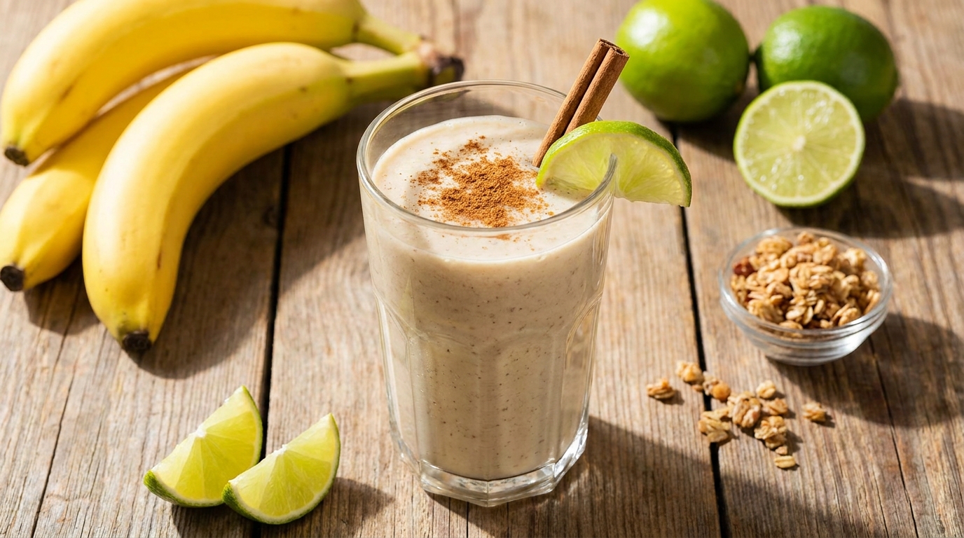 Banana Lime Cinnamon Smoothie: A Simple Combination for Reducing Inflammation and Supporting Heart Health