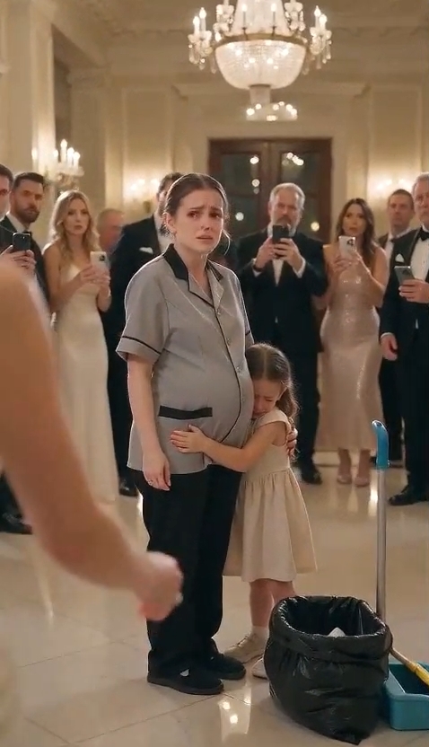 The Shattered Night: A Pregnant Janitor's Humiliation at the Elite Gala