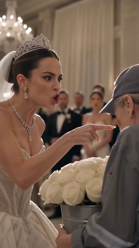 Minutes Before the Vows at the Thorne Estate, Isabella Vane Struck an Elderly Worker by the White-Rose Altar — and Julian Thorne Discovered Who She Really Was, Ending the Wedding in Front of Everyone