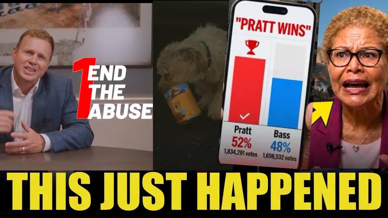 Spencer Pratt SURGES POSTING VIRAL LA Animal Ad And THIS Happens As He NOW Leads Over Karen Bass FULL STORY: In a surprising twist in the Los Angeles mayoral race, reality TV star Spencer Pratt has surged ahead in the polls, challenging incumbent Mayor Karen Bass. As the election approaches, Pratt's campaign has gained momentum, resonating with voters through a viral animal welfare advertisement that highlights the plight of neglected animals in the city. This ad has sparked discussions about Bass's handling of the animal shelter crisis and homelessness in Los Angeles. With only days left until the election, Pratt's message is clear: he aims to bring about significant change by addressing these pressing issues. Meanwhile, Bass continues her campaign efforts, facing increasing pressure as the race tightens. The dynamics of this election have captured national attention, raising questions about celebrity influence in politics and the future of Los Angeles. - Trends.newsonline.biz