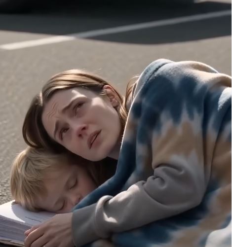 I found my daughter and my 5-year-old grandson SLEEPING IN A GROCERY STORE PARKING LOT after she was forced to leave the house I BOUGHT