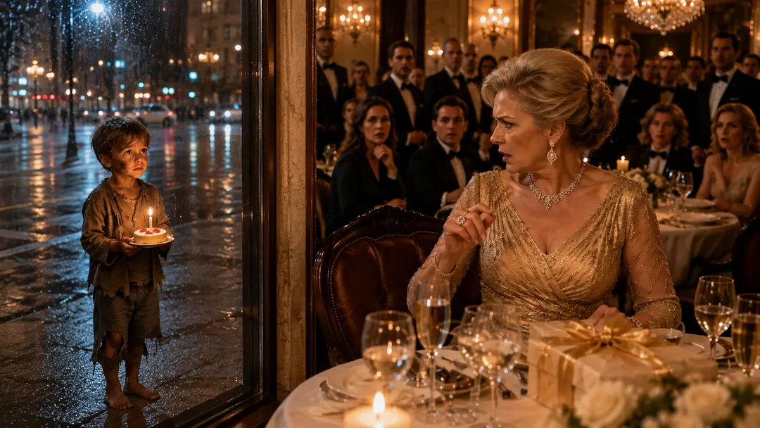The Poor Boy With the One-Candle Cake Stopped a Millionaire's Birthday Party