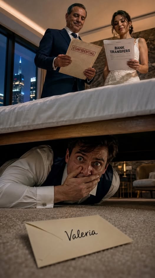 I hid in the closet of my luxury suite just 2 hours before my wedding. I listened as my two brothers broke in.