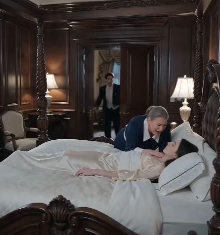At eleven o’clock in the morning, my mother-in-law marched up the stairs with a wooden stick in her hand
