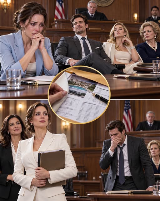 MY CHEATING HUSBAND LAUGHED IN COURT AND TOLD ME I WOULD NEVER TOUCH HIS MONEY AGAIN—UNTIL THE JUDGE OPENED MY SECRET ENVELOPE, LAUGHED OUT LOUD, AND FROZE EVERY SINGLE ONE OF HIS ACCOUNTS!