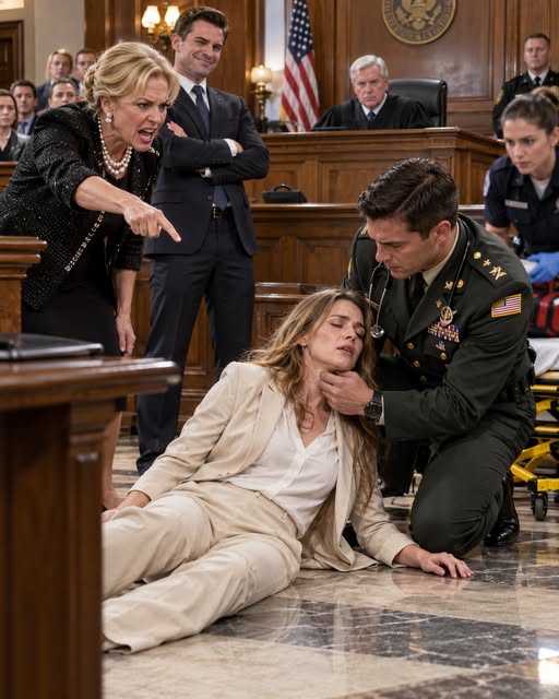 “My Husband And Mother-In-Law Smirked In Court Saying I Was Faking My Deadly Heart Condition—Until An Elite Military Doctor Leaped Over The Railing, Exposed Their Unspeakable Secret, And Made Them Pay For Every Single Lie!”