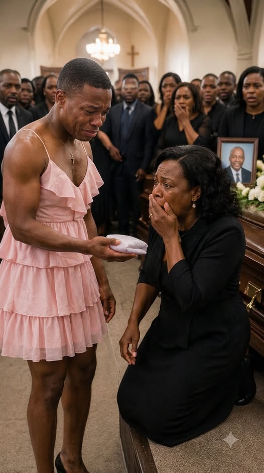The Man in the Pink Dress: Why My Dying Husband’s Final Secret Brought Me to My Knees in Front of Two Hundred Funeral Guests