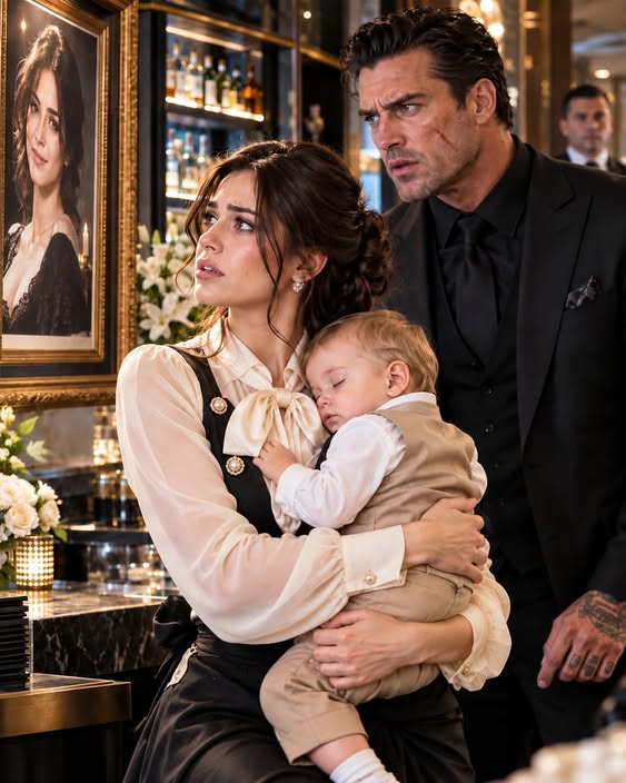 A Mafia Boss Ordered Me To Hold His Crying Son When No One Else Could—Then He Looked At My Face And Whispered His Dead Wife’s Name