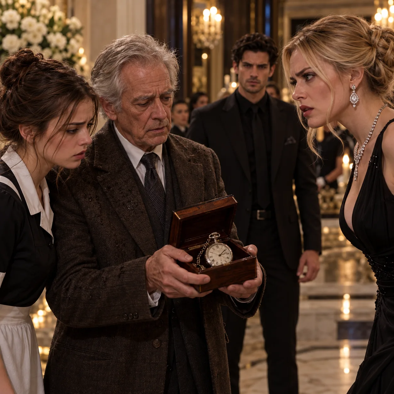 THE MAFIA BOSS’S FIANCÉE CALLED THE OLD DOCTOR A BEGGAR—THEN LUCA SAW THE WATCH IN HIS HAND