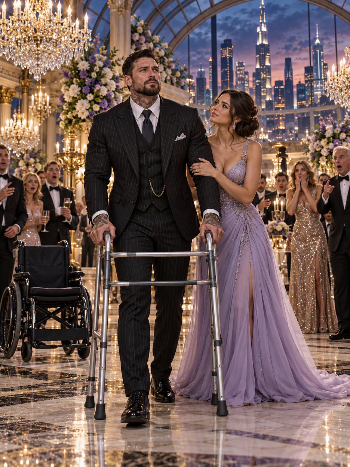 “YOU HAVE NOTHING,” THEY TOLD HER—THEN THE MAFIA BOSS IN A WHEELCHAIR DEFENDED HER BEFORE EVERYONE, AND THE SECRET HE UNCOVERED CHANGED BOTH THEIR LIVES
