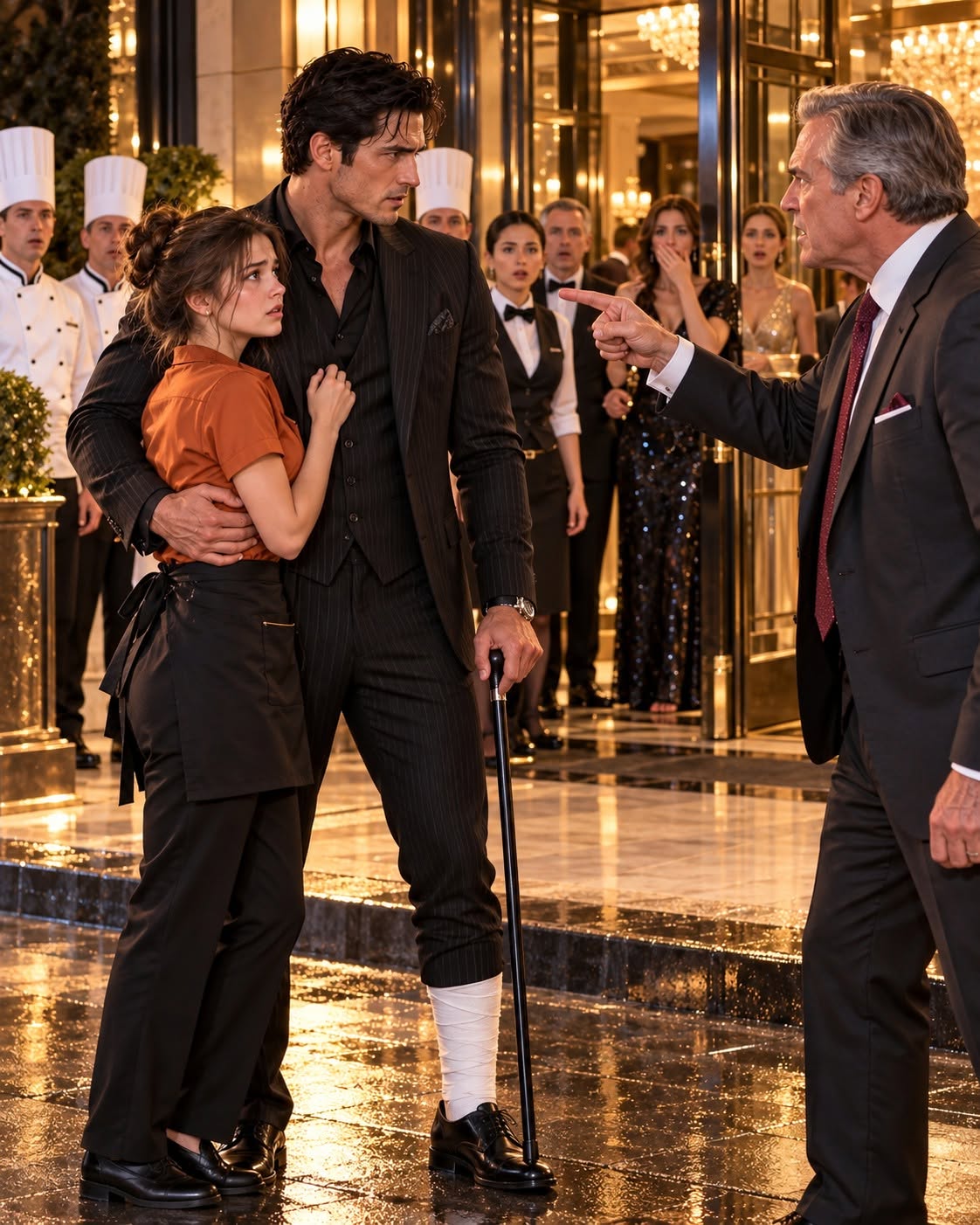 I SAVED A BLEEDING STRANGER IN THE RAIN AND LOST MY JOB—THEN THE MAFIA BOSS BOUGHT THE RESTAURANT AND EXPOSED THE SECRET THAT THREATENED MY SON