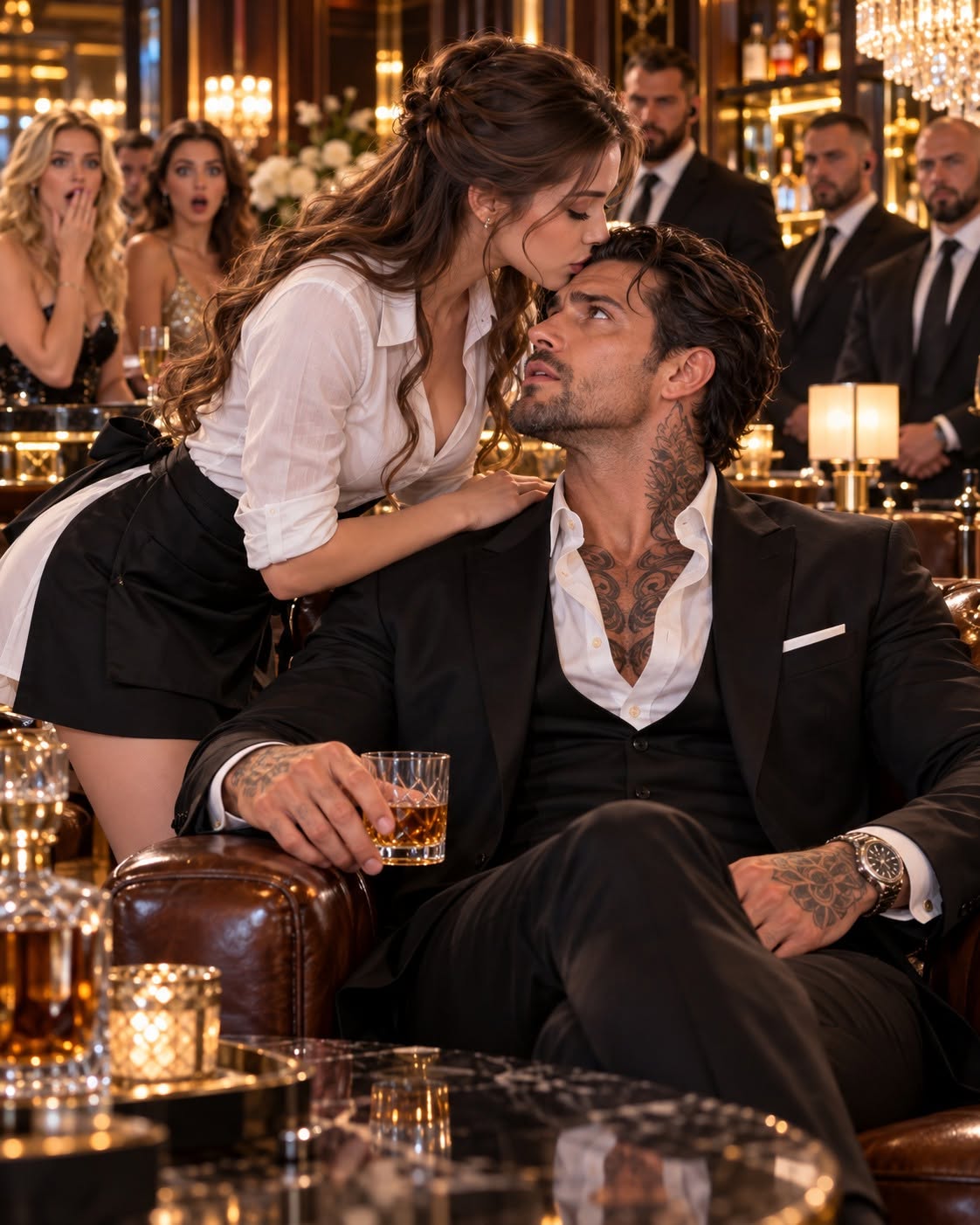 THEY PAID THE PLUS-SIZE WAITRESS $500 TO KISS A STRANGER—BUT THE MAFIA BOSS CAME BACK WITH A SECRET THAT COULD DESTROY THEM ALL