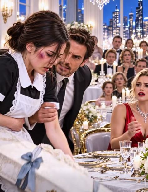 THE MAFIA BOSS WATCHED ME CARRY HIS LATE MOTHER’S WEDDING GOWN THROUGH THE ENGAGEMENT DINNER WITH ONE ARM HELD AGAINST MY SIDE