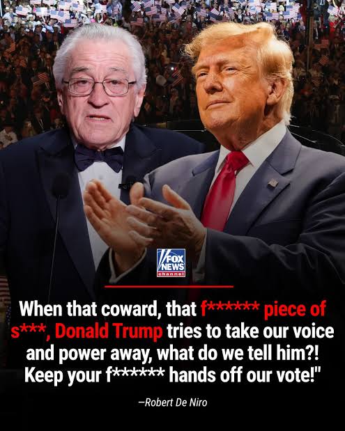Robert De Niro Takes Aim at Trump at New York Rally, Urges Voters to Defend Their Rights