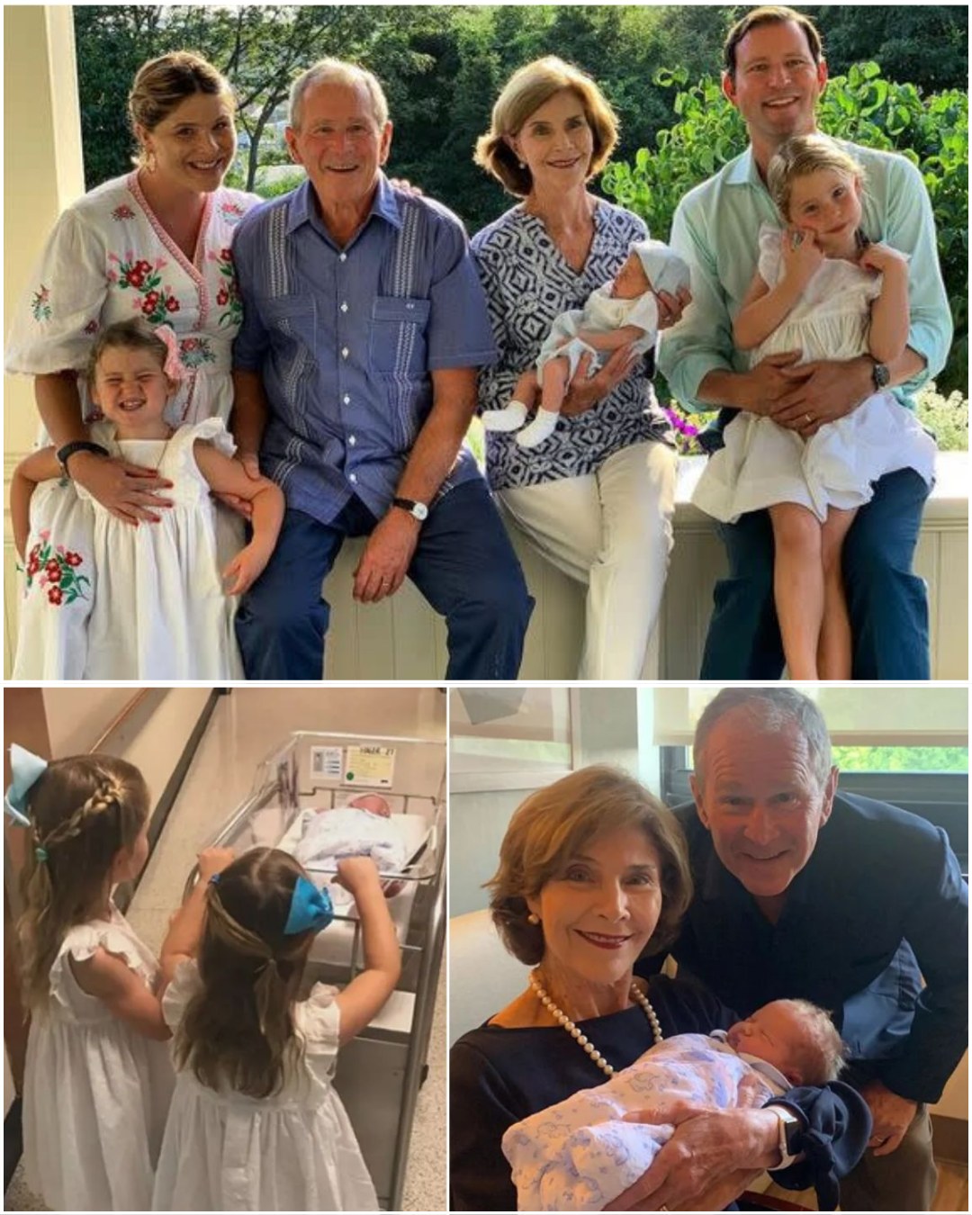 GEORGE W. BUSH WELCOMES A NEW GRANDSON—BUT IT’S THE BABY’S NAME THAT’S CAUSING A STIR!  - NXT