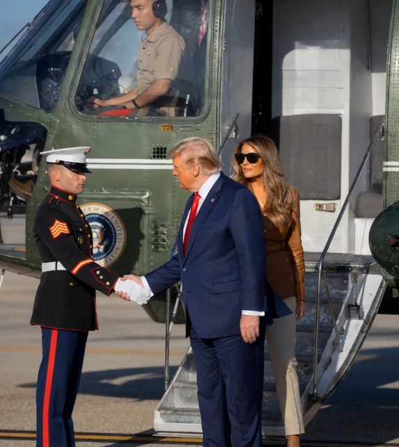 Marine One Forced to Make Emergency Landing with Trump, Melania
