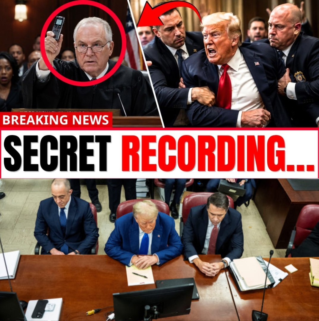 Courtroom Frozen in Silence After Explosive Secret Recording Allegedly Captures Trump Ordering Evidence Removed