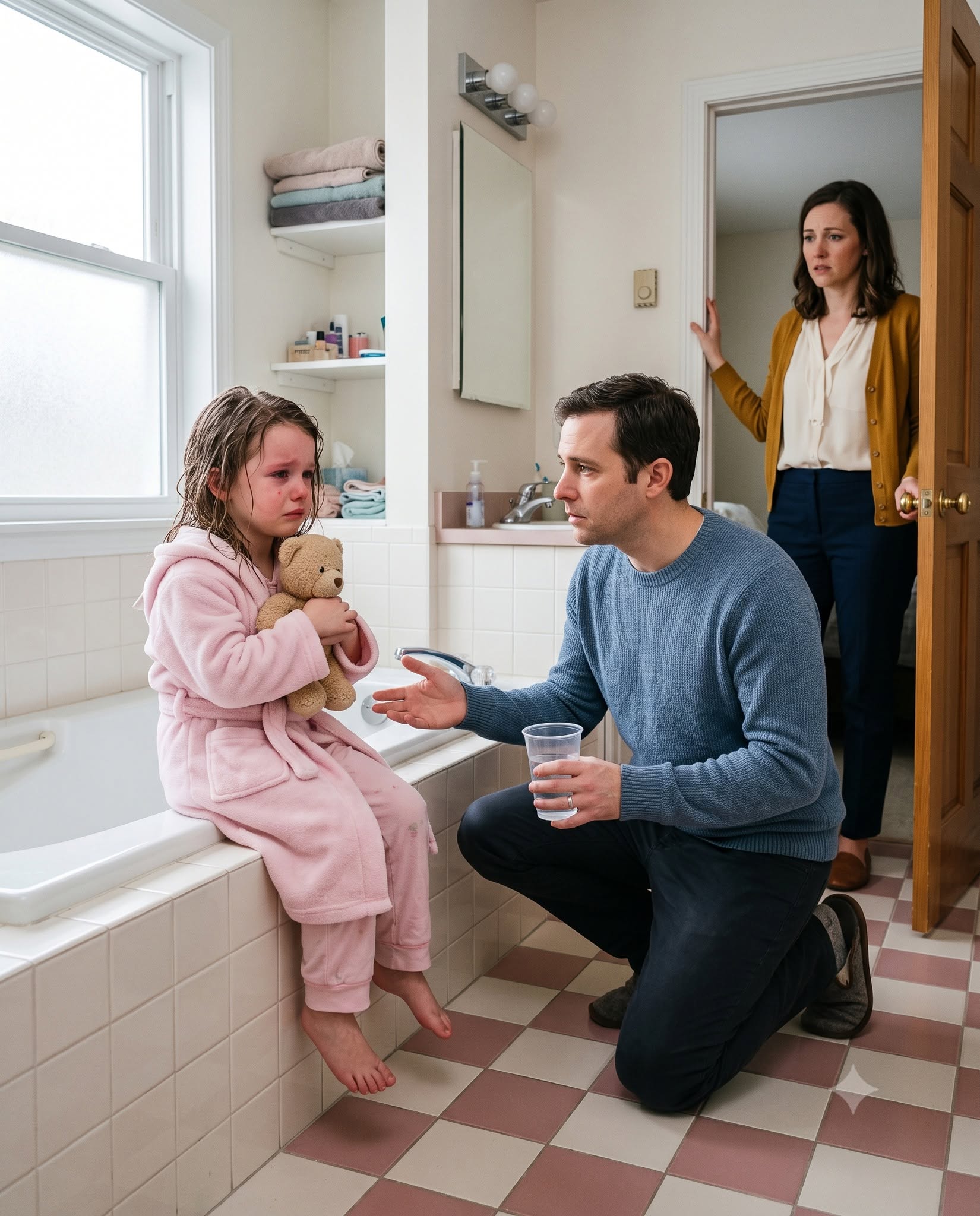 "My Five-Year-Old Daughter’s Nightly Routine With Her Father Lasted More Than an Hour. When She Tearfully Whispered, “Daddy Says I Can’t Talk About It,” I Looked Through the Half-Open Door—and What I Saw Led Investigators to a Secret Document Bearing My Name...