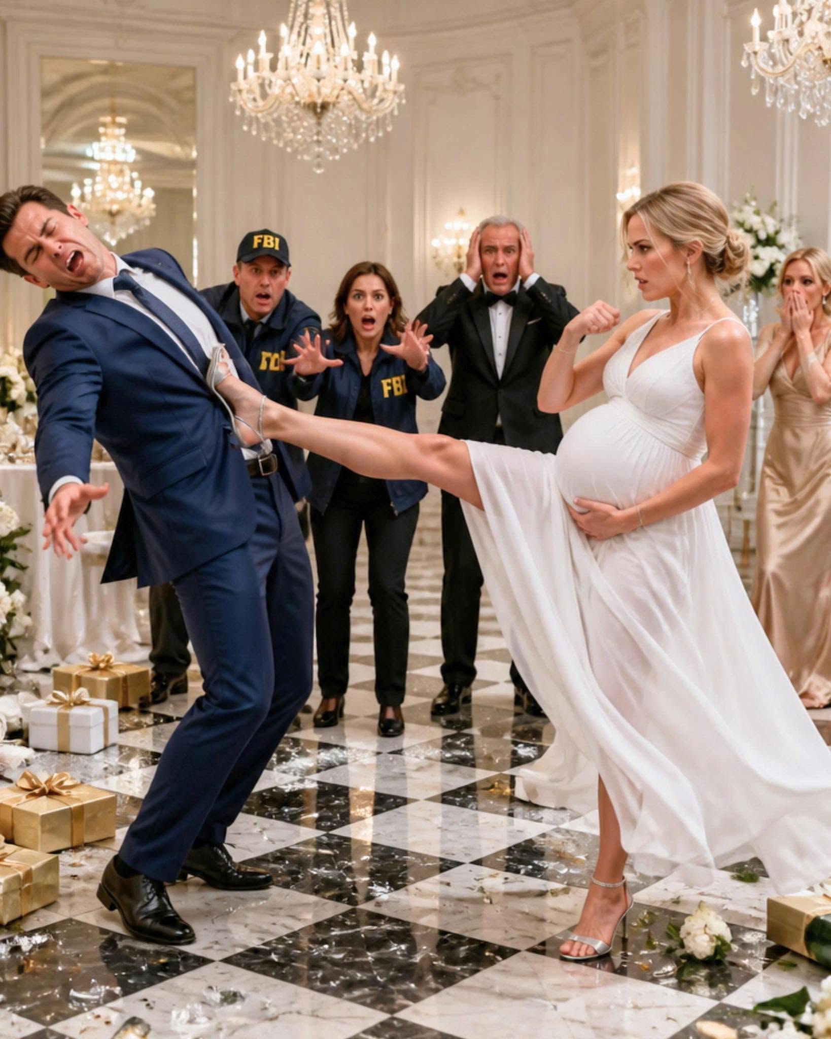 Eight Months Pregnant with Our Miracle Baby, I Watched My Husband Walk into My Baby Shower Holding Hands with His 22-Year-Old Mistress. When I Ordered Them Out, He Drove His Fist into My Stomach and Sent Me Flying into the Gift Table.