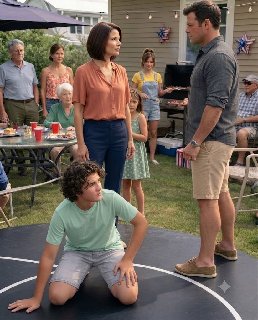My brother-in-law m0cked my thirteen-year-old son during a family cookout, then turned his insults toward me while my husband remained silent.
