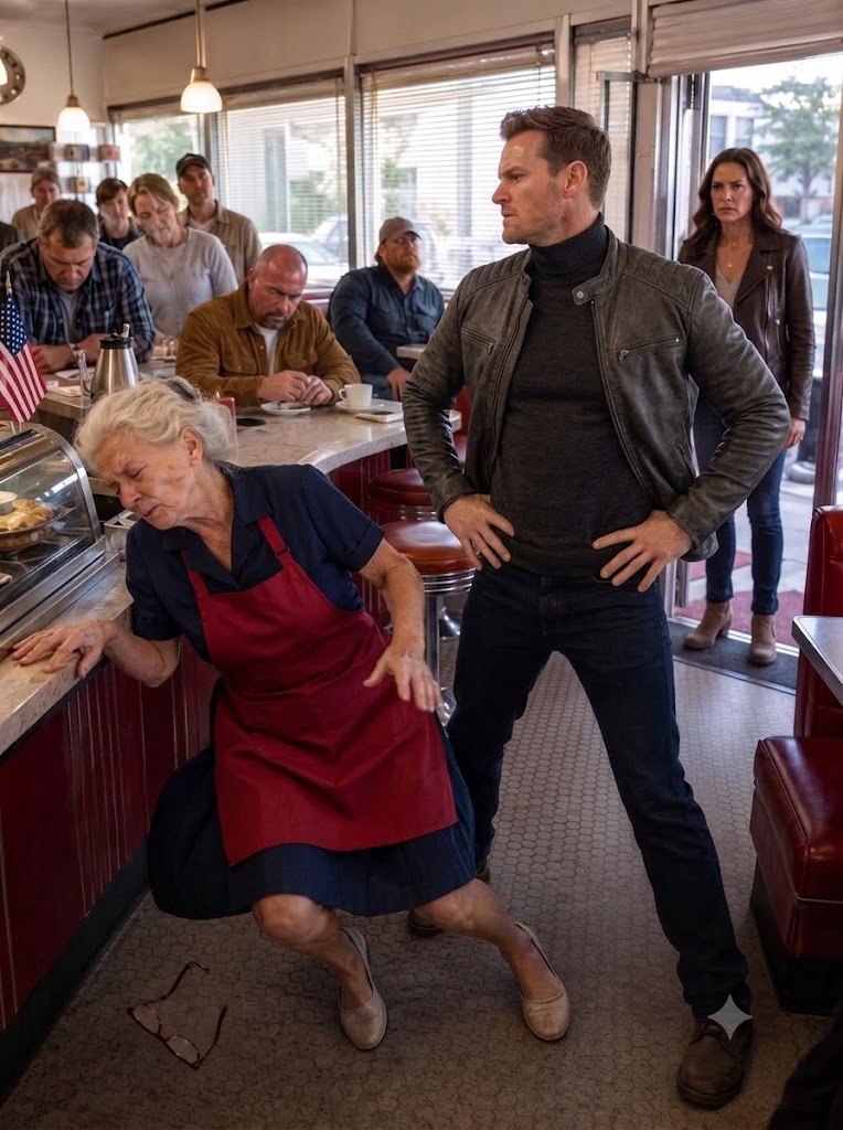 When a bu:lly sh0ved my 75-year-old mother during a confrontation in her North Carolina diner and warned he could do whatever he wanted, the regulars lowered their eyes and the sheriff called it a fall