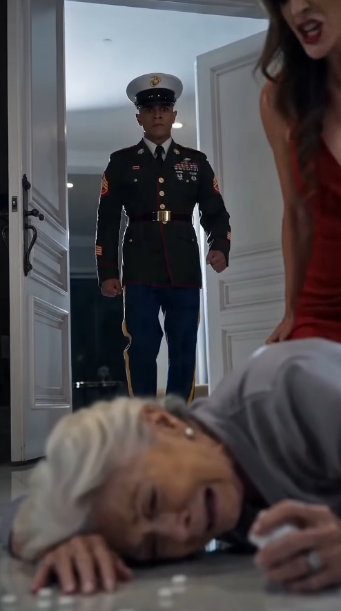 The Soldier Came Home Early and Froze in Horror When He Saw His Wife Pinning His Elderly Mother to the Floor and Beating Her Until Her Teeth Broke—But the Blood-Soaked Secret the Old Woman Had Hidden for Months Behind a Locked Door Pushed Him Toward Total Destruction - Royals