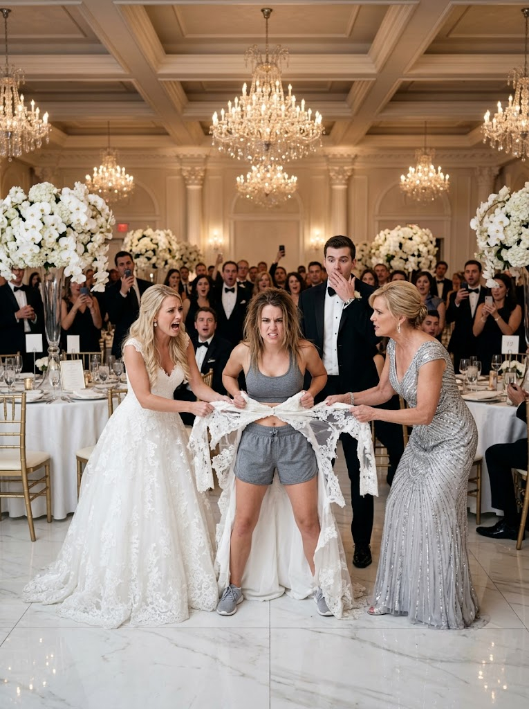 My sister-in-law had always hated me, calling me “poor trash” and “a useless parasite.” But at her wedding, she screamed that her one-million-dollar diamond ring was missing and pointed straight at me. Before 200 guests, she and my mother-in-law lunged forward and tore at my dress while my husband watched in silence.