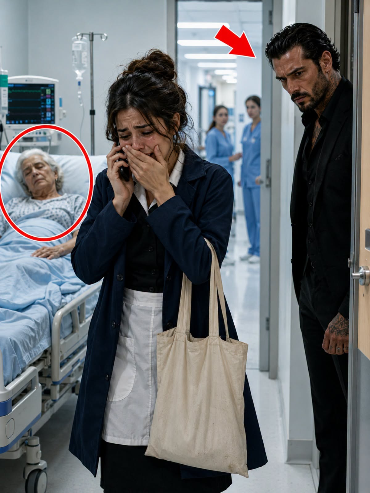 The Mafia Boss Followed His Maid Without Her Knowing—Then Saw Her Crying Beside a Hospital Bed