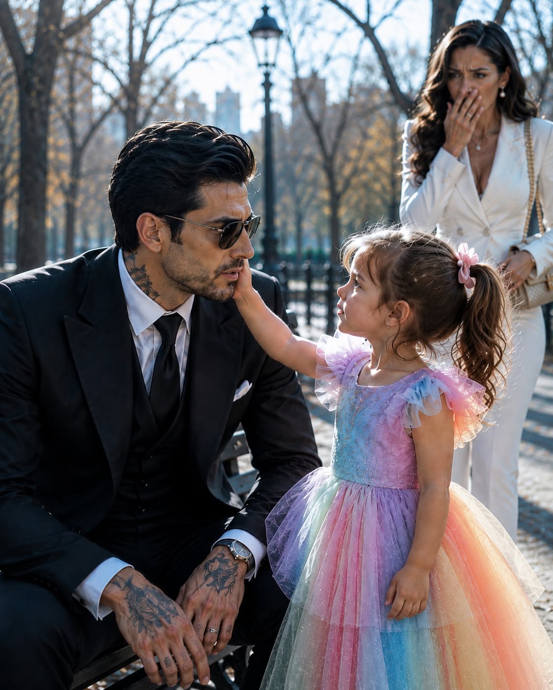 A four-year-old girl touched a blind mafia boss’s eyes and whispered, “I can heal you.” But when she revealed what her mother knew, his fiancée went pale and grabbed the child’s wrist, exposing a lie that had already stolen four years of his life.