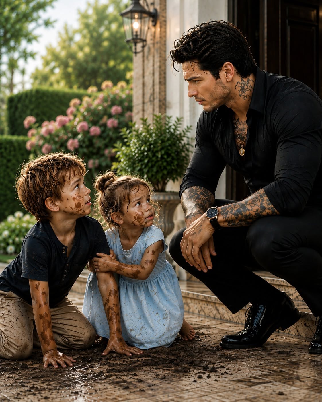 My six-year-old nephew crawled to my door with a broken leg while his three-year-old sister clung to his shirt, sobbing
