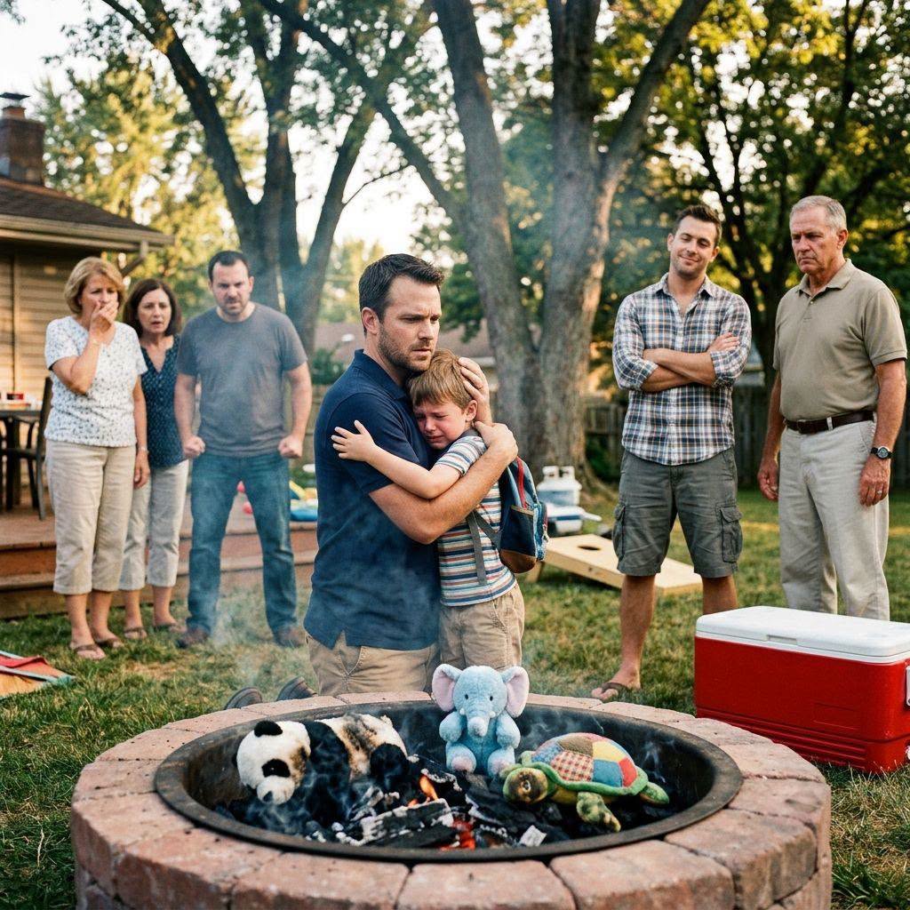 My Brother Burned My 6-Year-Old Son’s Toys to “Toughen Him Up”—The Next Day My Dad Begged Me to Save His Job