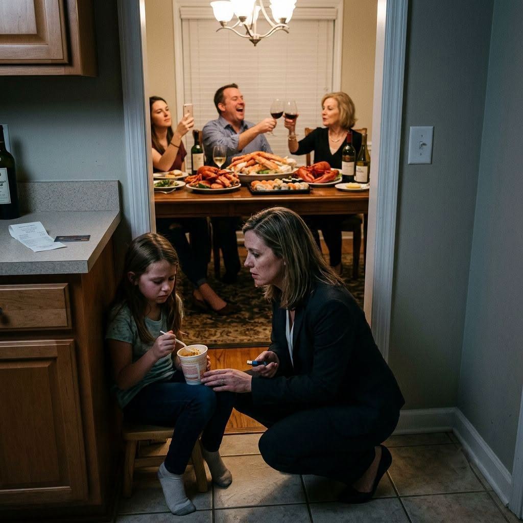 My Family Made My 11-Year-Old Daughter Eat Ramen While They Used My Credit Card for a Seafood Feast—Then I Found Out What They Were Really Stealing