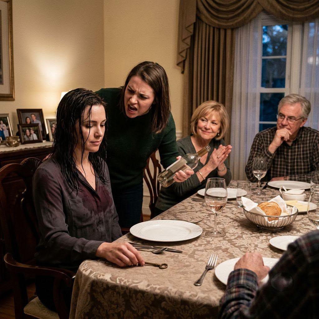 My Sister Poured Wine Over My Head and Ordered Me Out of “Her” House—Then Grandma’s Will Took Everything She Thought She Owned