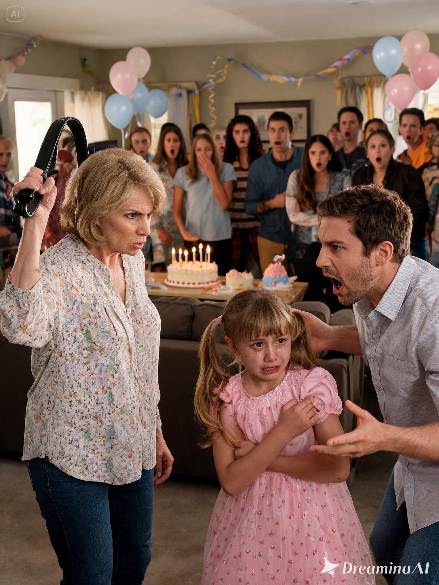 My Mother-in-Law Hit My Six-Year-Old With a Belt at Her Birthday Party—Then I Found Out My Husband Had Been Emptying Our Accounts Into His Mother’s Company