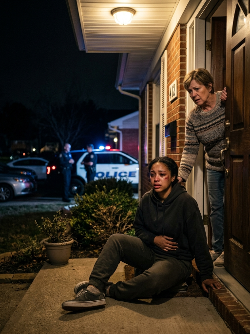 I opened my door at 1:00 a.m. and saw my daughter barely standing, her lip split, one eye swollen shut, whispering, ‘Mom… please don’t make me go back.’ I’ve faced violent men my entire career as an Arizona cop, but nothing prepared me for the moment I realized the monster was my own son-in-law. That night, I stopped being just a mother in tears. I became the one woman who could destroy him—and what I uncovered was even worse than the beating.