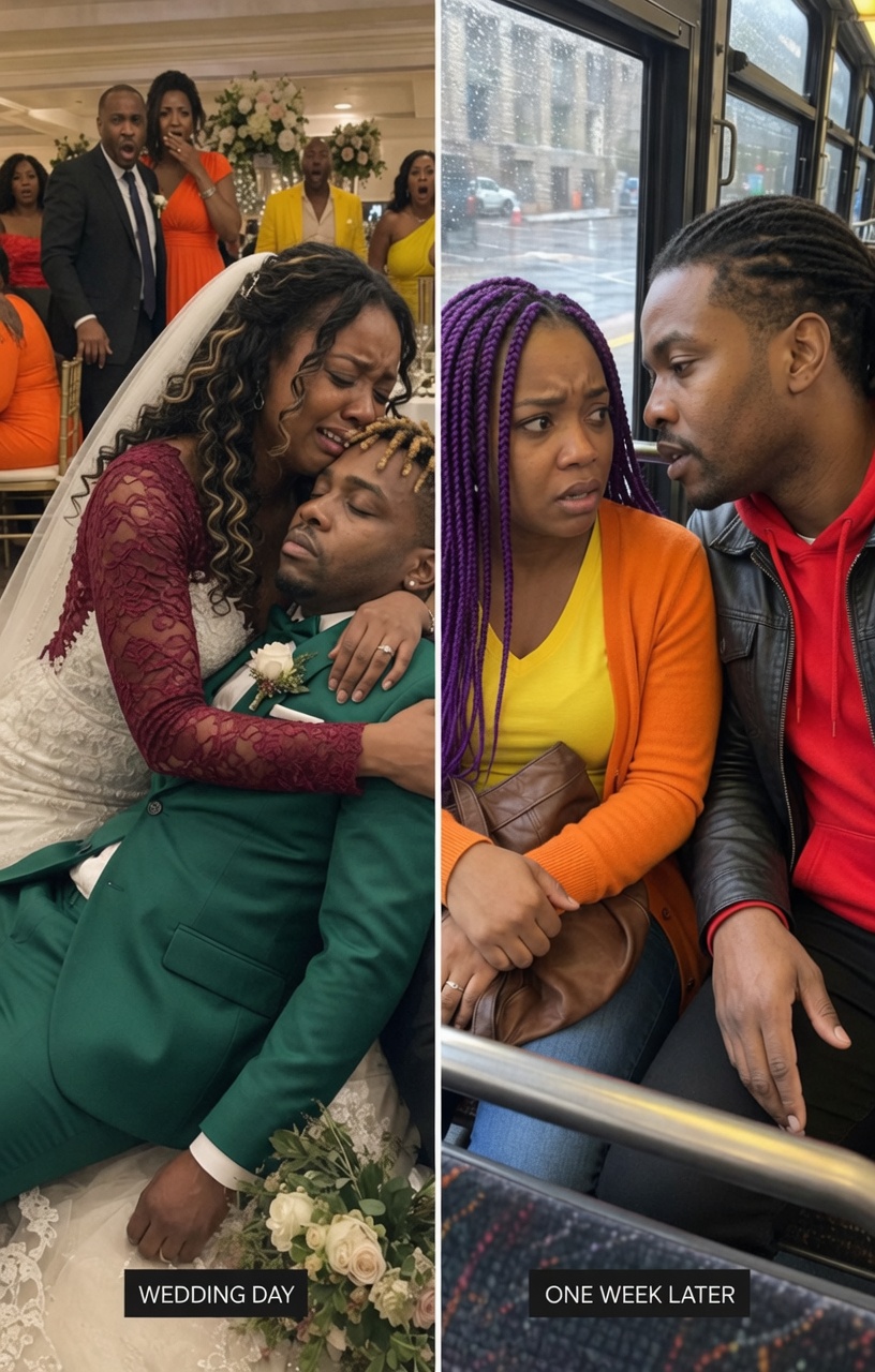 My Husband Di:ed on Our Wedding Day – A Week Later, He Sat Down Next to Me on a Bus and Whispered, ‘Don’t Scream, You Need to Know the Whole Truth’
