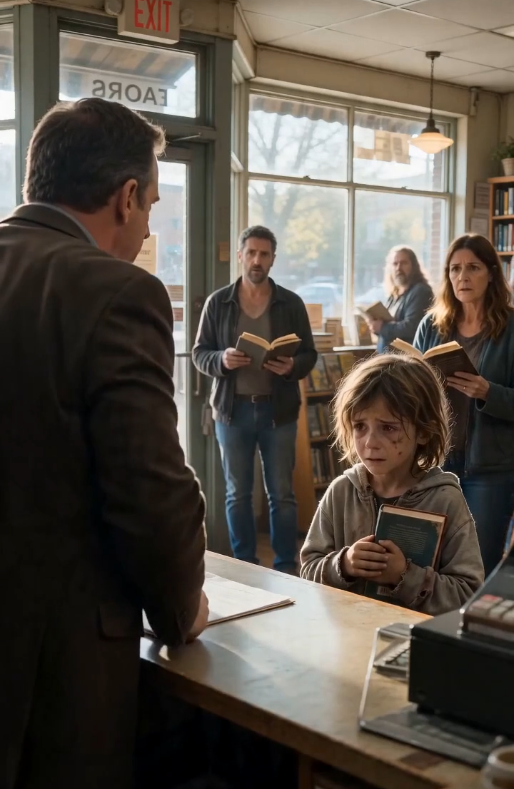 THE HUNGRY GIRL WHO RETURNED TO BUY THE BOOKSTORE