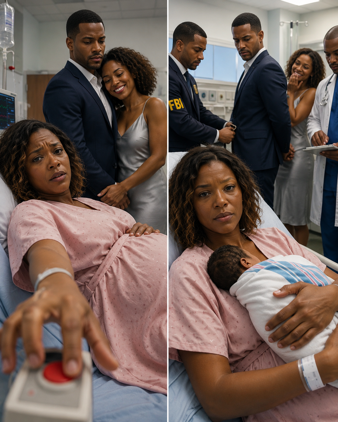 I was fully dilated and screaming in the delivery room when my husband walked in as if nothing was wrong, holding the hand of his 20-year-old mistress. When I reached for the emergency call button, he str:u:ck me across the face and threw a stack of forged psychiatric reports onto my hospital bed..He thought I was too weak to fight back. He didn’t know the man standing quietly by the door wasn’t just a doctor.