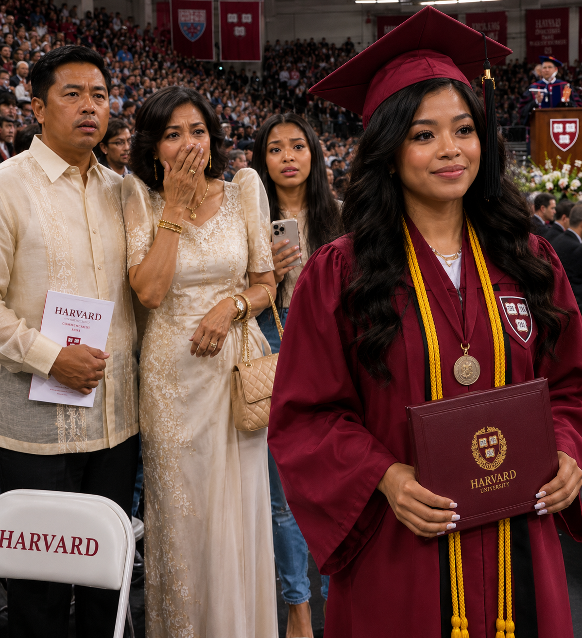 Sinabi ng mga magulang ko na mag-bus na lang ako papunta sa graduation ko sa Harvard dahil abala raw sila sa pagbili ng bagong Tesla para sa kapatid kong babae. Pero nang sa wakas ay dumating sila, inaasahang tahimik lang akong aakyat sa entablado bago sila bumalik sa pagdiriwang para sa kanya, kinuha ng dean ang mikropono, binanggit ang pangalan ko, at nabitawan ng tatay ko ang programa habang nalaman ng buong audience kung ano ang naitayo ko habang abala silang tratuhin ako na parang hindi ako ang anak na dapat nilang ipagmalaki.