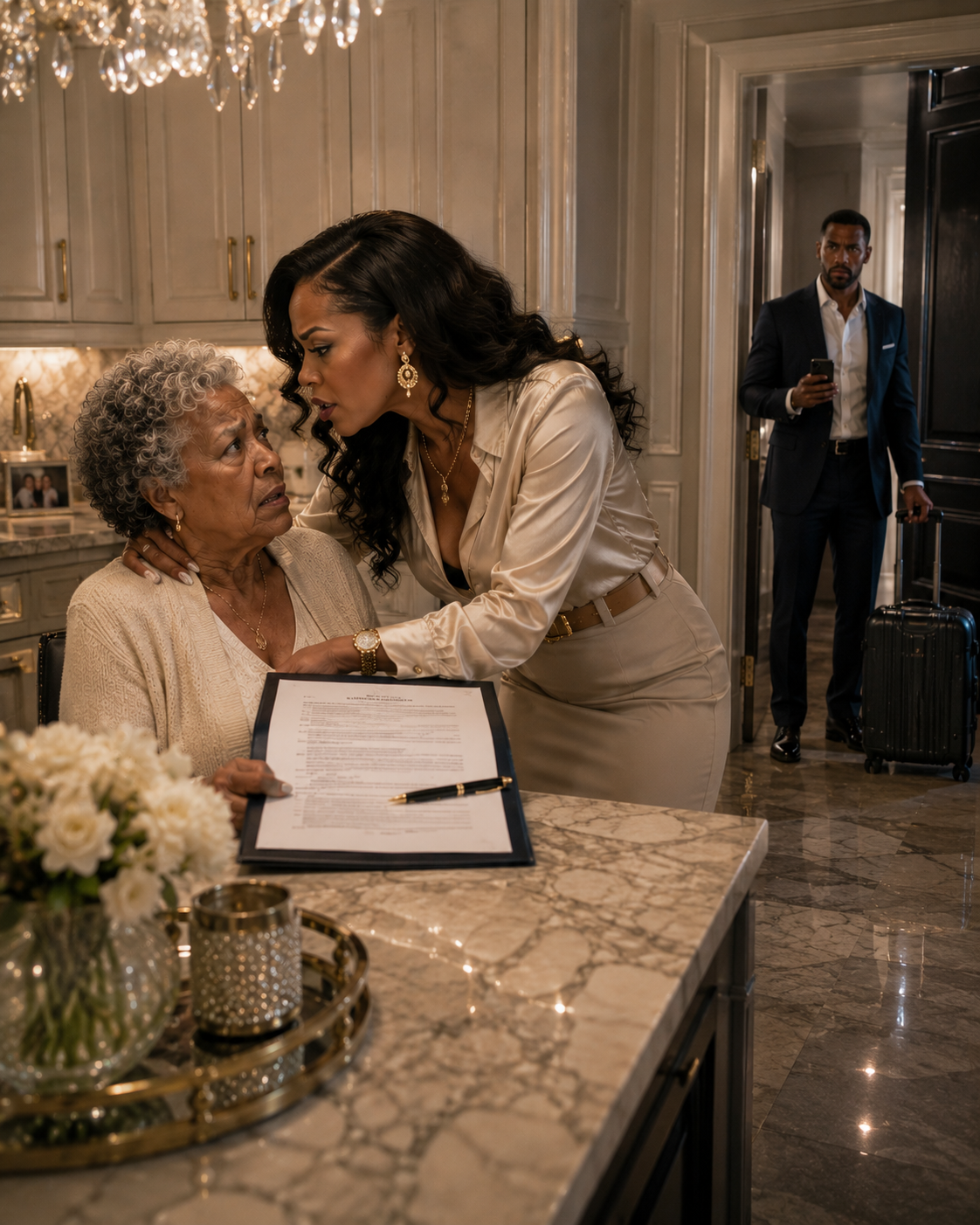 I came home from my business trip a day early, only to find my fiancée cornering my mother in the kitchen. "Sign this NDA and go to the nursing home, or I'll make sure your son never speaks to you again," she threatened, digging her acrylic nails into my mother's frail shoulder. I didn't interrupt. I just quietly locked the front door from the inside and hit 'record' on my phone. She wanted the ruthless, powerful billionaire lifestyle. I was about to show her how ruthless I could truly be. - True Stories