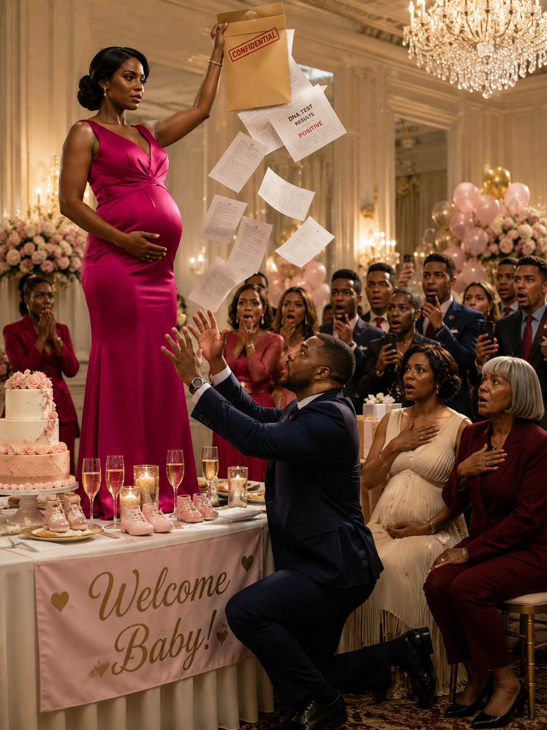 “There was no money for our daughter’s crib,” my husband kept saying — while secretly paying for flowers, a private garden venue, and an elegant baby shower for another pregnant woman using my credit card.