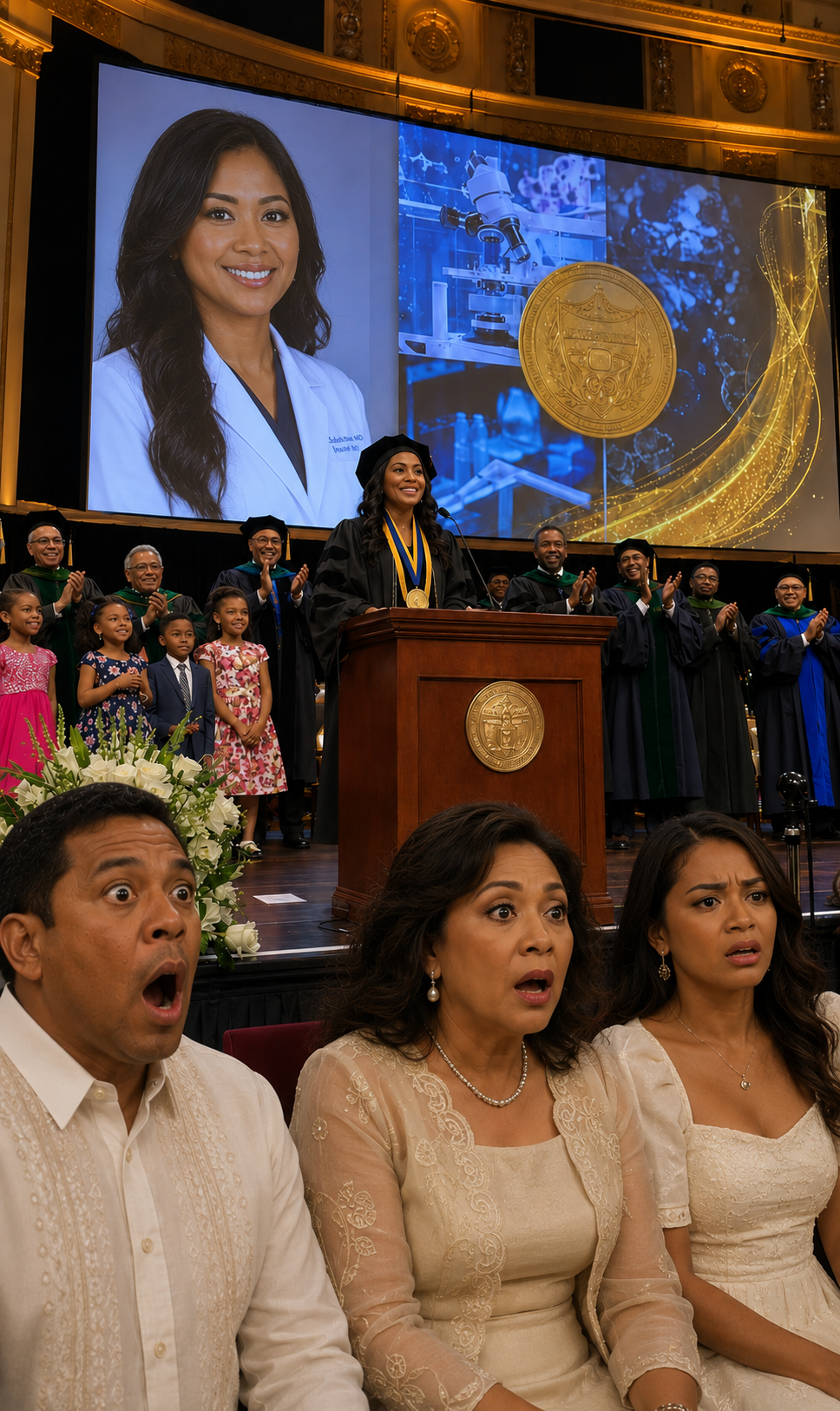 Pinagbawalan ako ng tatay ko na pumasok sa sarili kong seremonya ng pagtatapos sa medical school dahil gusto ng madrasta ko na gamitin ng anak niya ang tiket ko. "Isa ka lang naman nurse's assistant, hayaan mo na ang ate mo," pang-iinis na sabi ng tatay ko, sabay tulak sa akin papunta sa labasan.