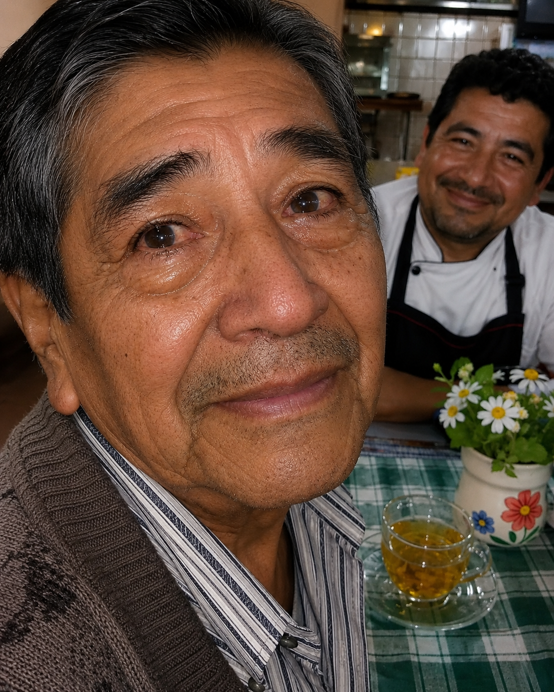 UN SEÑOR MAYOR LLEGABA CADA DÍA A MI RESTAURANTE A PEDIR MESA PARA DOS Y SE QUEDABA HORAS MIRANDO LA SILLA VACÍA. AYER DESCUBRÍ POR QUÉ EL MESERO NUEVO SE SENTÓ CON ÉL.