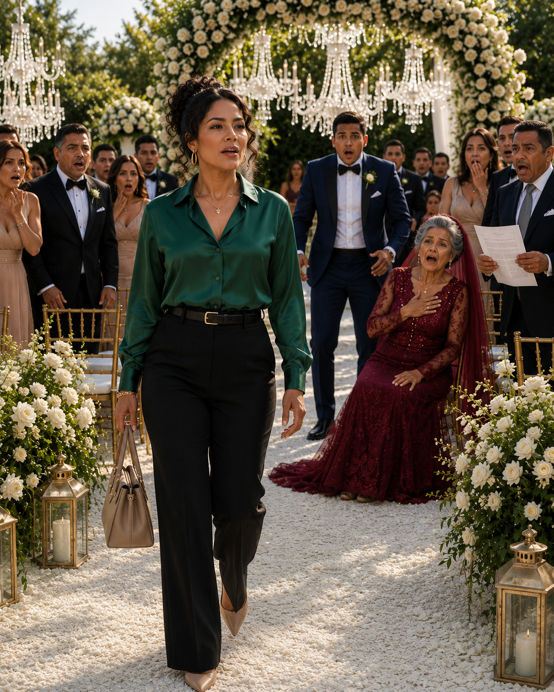 Mi Exesposo Pensó que Casarse con mi Madre le Daría el Control del Imperio de mi Padre. Mi Madre Pensó que la Boda era su Mayor Victoria. Ninguno de los Dos Esperaba que el Regalo Final de mi Padre Estuviera Esperando en el Altar.