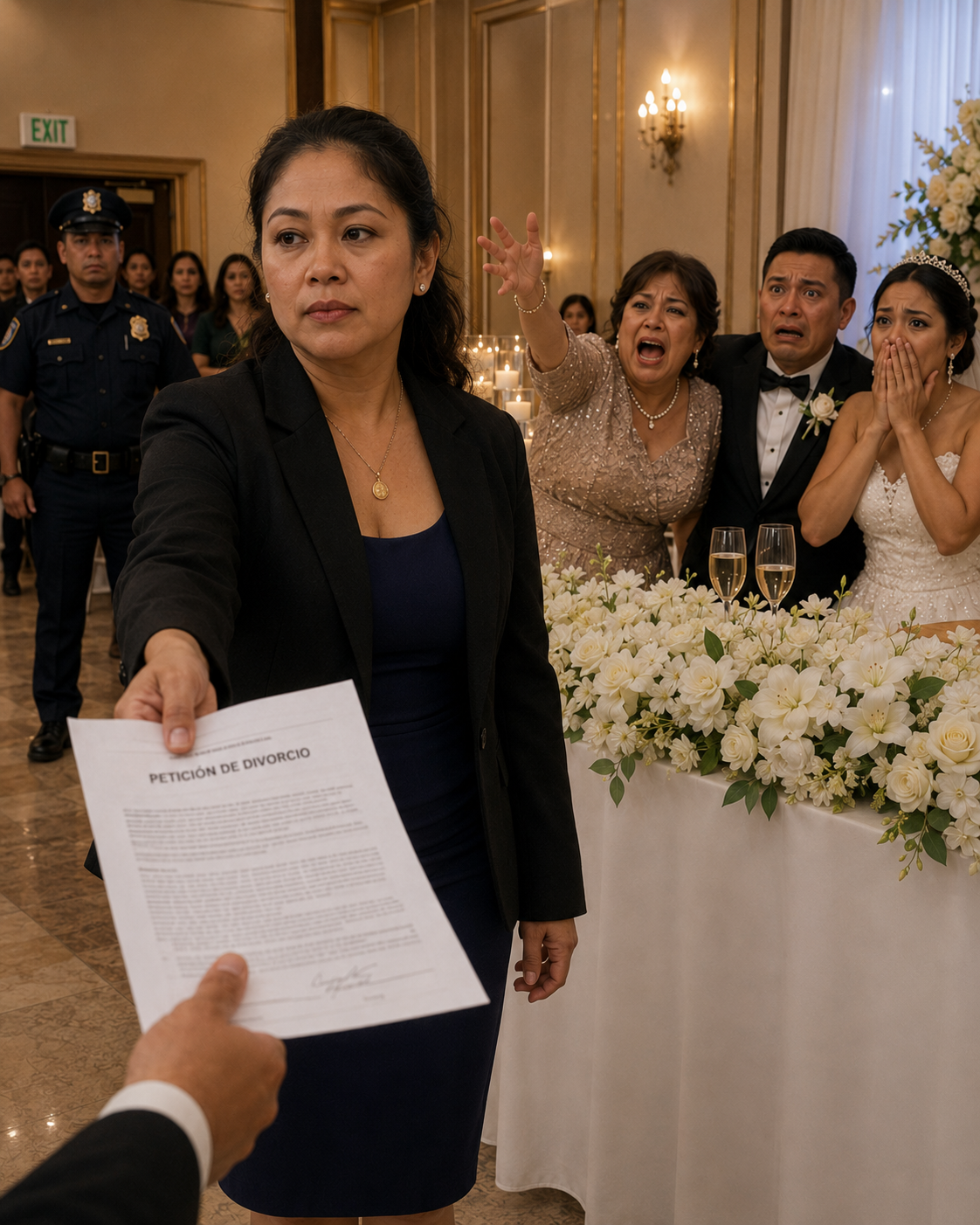 GINASTOS NG BIYENAN KO ANG LAHAT NG IPON NG ANAK KONG MAY DOWN SYNDROME PARA BAYARAN ANG KASAL NG KANYANG "PINAKAPABORITONG APO." KAHAPON, DUMATING AKO SA RESEPSIYON KASAMA ANG MGA PULIS