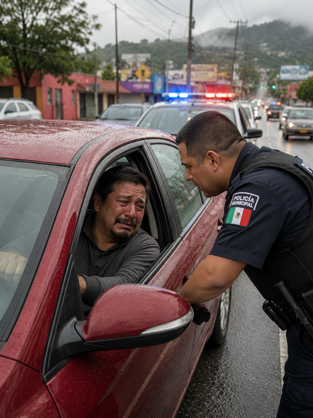 Un control de tráfico rutinario se convirtió en una carrera desesperada para salvar a una familia.