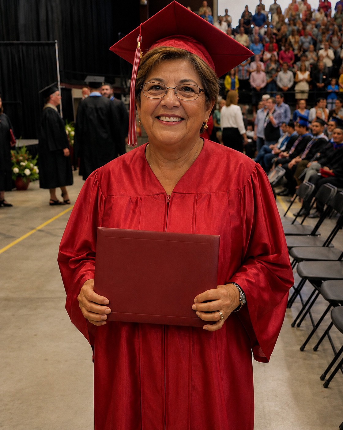 Mi familia no vino a mi graduación universitaria porque les avergonzaba mi edad; entonces un profesor me subió al escenario y lo que hizo me hizo temblar las rodillas.