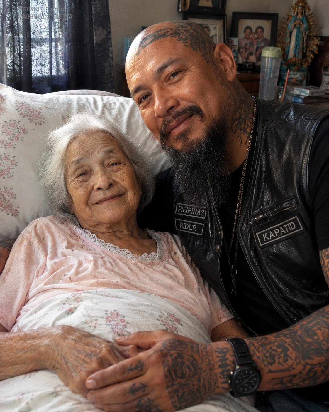 Kumuha ang 81-taong-gulang kong ina ng isang siklistang maraming tattoo bilang tagapag-alaga niya – nang malaman ko kung bakit, nanghina agad ang mga tuhod ko.