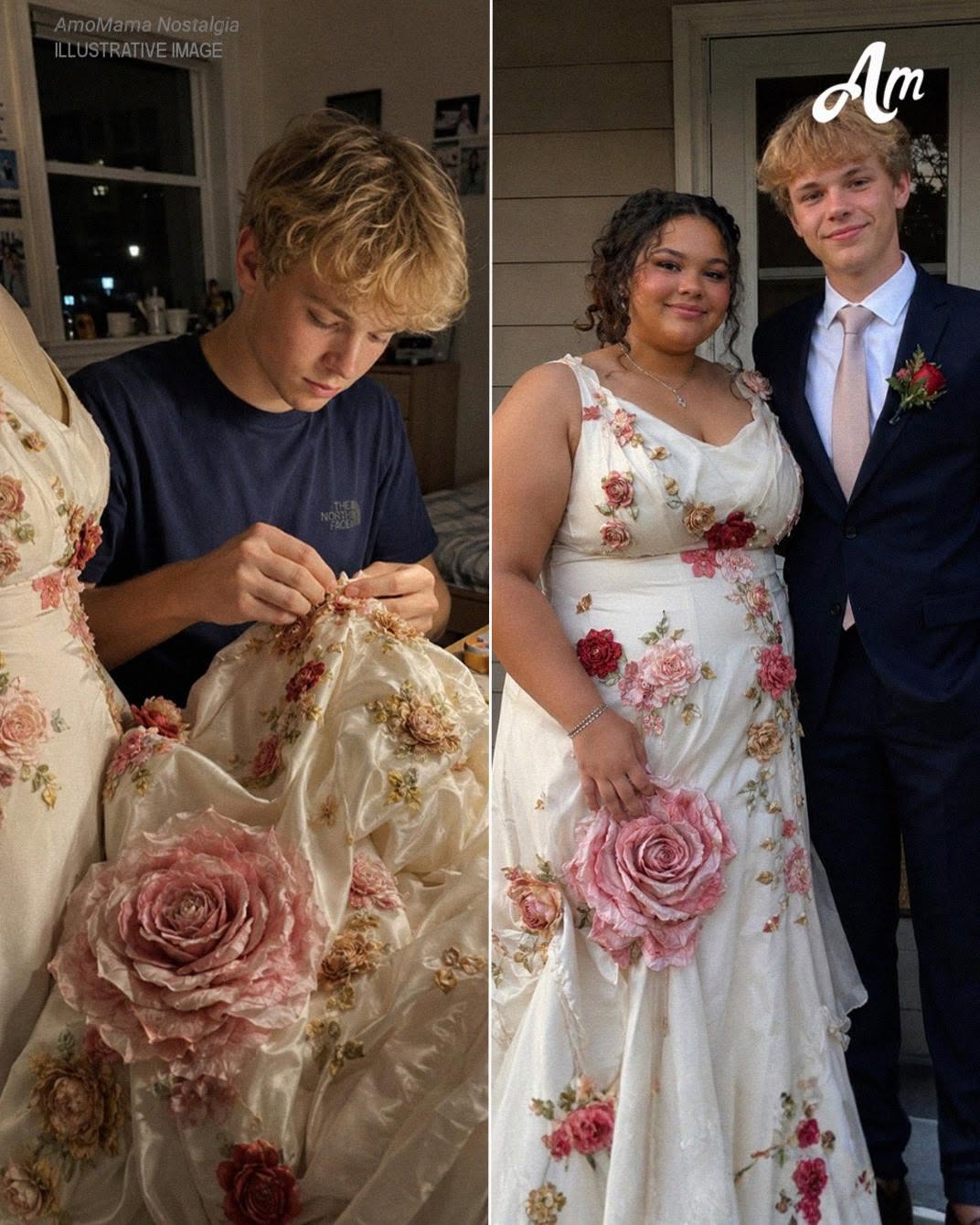 My Daughter's Best Friend Sewed Her a Prom Dress After Every Shop Told Us She Was Too Big for a Beautiful Gown – What Else He Did at Prom Left Everyone Speechless
